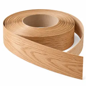 Straight Grain Red Oak Wood Veneer Edge Banding