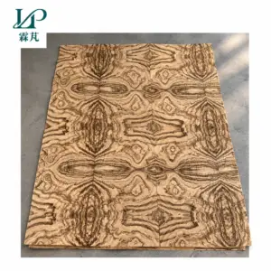 Natural Figured Veneer with Decorative Grain