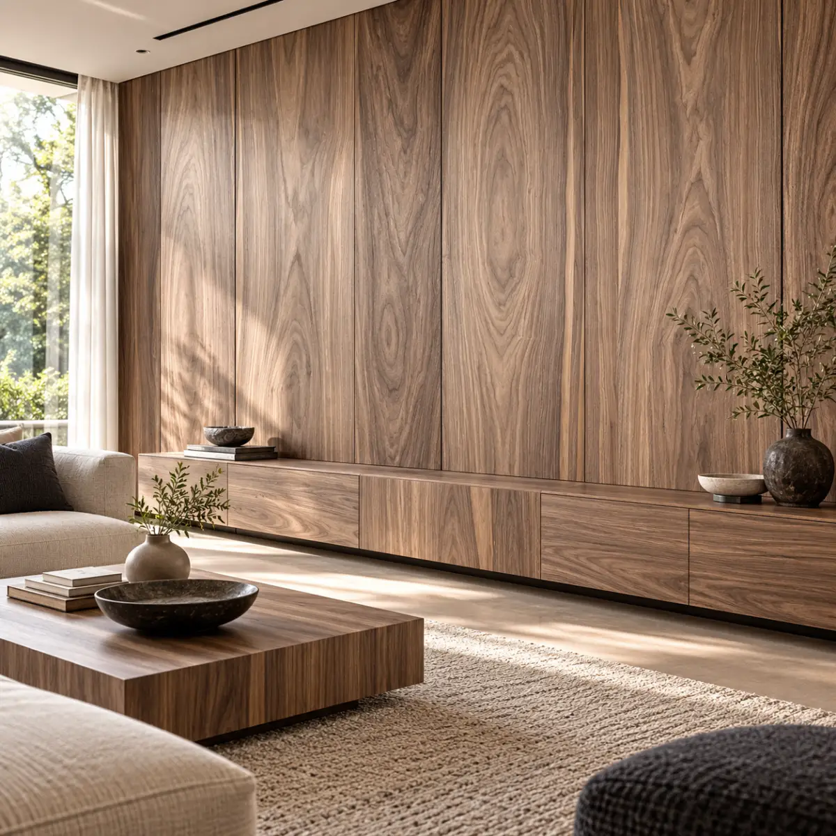 Natural Black Walnut Crown Cut Veneer - Image 3